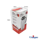 فلاسک یونیک 1.6 لیتر استیل شیشه صورتی UN-1855