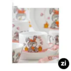 فنجان چایخوری چینی زرین (Zi) فرم اس طرح هپی ربیت سایز 8