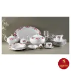 سرویس چای خوری چینی زرین ایتالیا اف طرح آران 12 پارچه