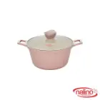 قابلمه گرانیتی نالینو مدل دنیز سایز 24 رنگ رزگلد