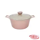 قابلمه گرانیتی نالینو مدل دنیز سایز 28 رنگ رزگلد