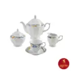 خرید سرویس چینی زرین نئوکلاسیک طرح گلداستون 12 نفره 103 پارچه