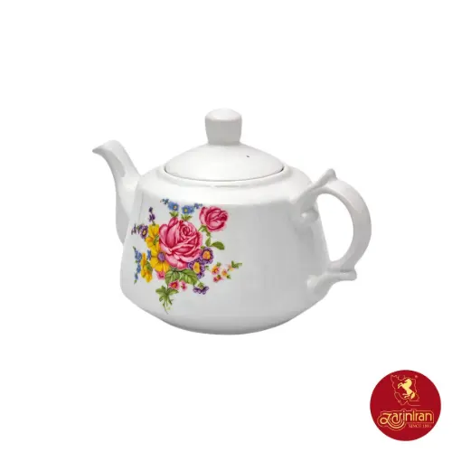 قوری لندنی چینی زرین طرح رزالین