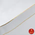 چینی زرین سرویس قاب و قدح هگزان طرح سپید صدف