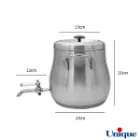 کتری و قوری 4.5 لیتر استیل یونیک UN-7209