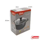 قابلمه گرانیتی کاندید مدل پروانه سایز 20