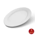 دیس چینی زرین ایتالیا اف سفید سایز 24