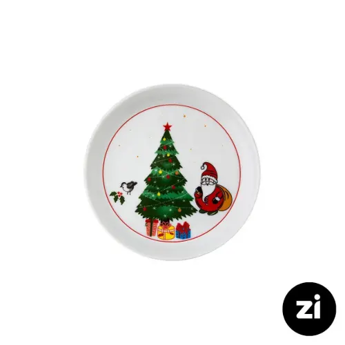 بشقاب تخت چینی زرین (Zi) فرم اس طرح سانتا سایز 15