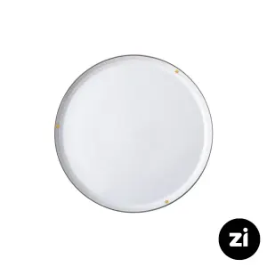 بشقاب تخت چینی زرین (Zi) فرم اس اپرا سایز 18