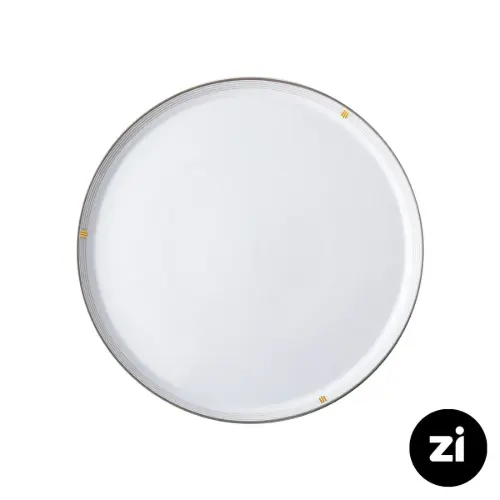 بشقاب تخت چینی زرین (Zi) فرم اس اپرا سایز 24