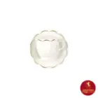 سرویس چای خوری چینی زرین نئوکلاسیک نارسیس طلایی 12 پارچه