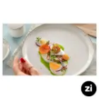 بشقاب گود چینی زرین فرم اس طرح اپرا سایز 19
