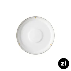 نعلبکی زیر استکانی چینی زرین (Zi) فرم اس طرح اپرا سایز 15