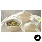 قابلمه چینی زرین مارک زی Zi سفید سایز 21