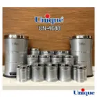 سرویس آشپزخانه 18 پارچه کمر باریک خطی نقره ای استیل یونیک UN-4688