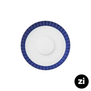 نعلبکی زیر استکانی چینی زرین (Zi) فرم اس طرح ریچل سایز 15