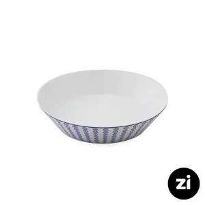 بشقاب گود چینی زرین فرم اس طرح ریچل سایز 19
