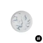 بشقاب تخت چینی زرین Zi فرم اس طرح بلو استون سایز 12