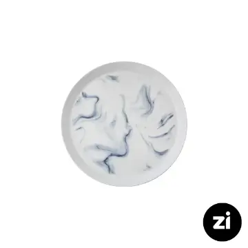 بشقاب تخت چینی زرین Zi فرم اس طرح بلو استون سایز 12