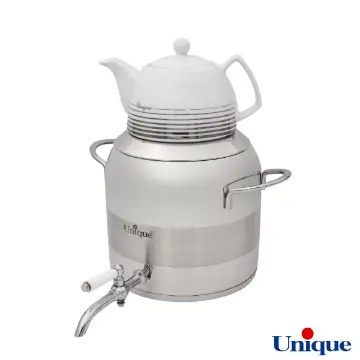 کتری و قوری یونیک 5.5 لیتری استیل UN-7278