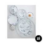 فنجان چایخوری چینی زرین (Zi) فرم اس طرح بلو استون سایز 8
