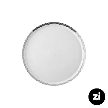 بشقاب تخت چینی زرین زی فرم اس وگاس قرمز سایز 15