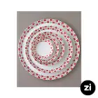 بشقاب تخت چینی زرین Zi فرم اس طرح روشان سایز 12