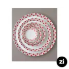 بشقاب تخت چینی زرین Zi فرم اس طرح روشان سایز 18