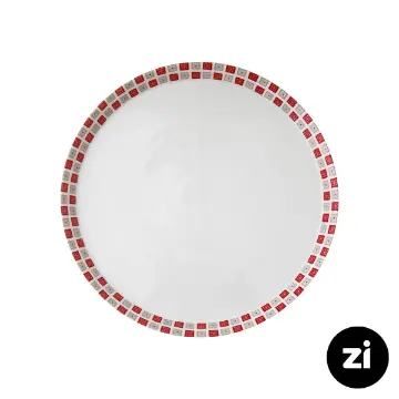 بشقاب تخت چینی زرین Zi فرم اس طرح روشان سایز 24
