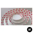 قندان دربدار  چینی زرین فرم اس طرح روشان 120