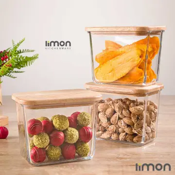 نمایش جزئیات برای ظرف شیشه ای 920 میلی لیتر درب چوبی لیمون 2188 ظرف شیشه ای 920 میلی لیتر درب چوبی لیمون کد 2188