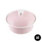 قابلمه چینی زرین مارک زی Zi پاستل صورتی سایز 26