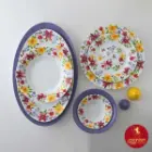 سرویس چینی زرین شهرزاد طرح ملیکا 6 نفره 35 پارچه
