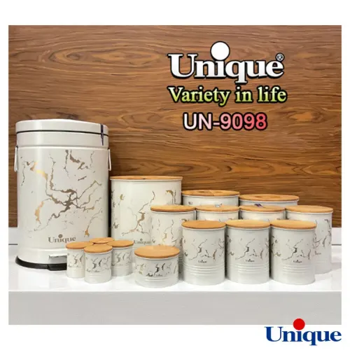 سرویس آشپزخانه 16 پارچه یونیک فانتزی الیزابت کرم ماربل UN-9098