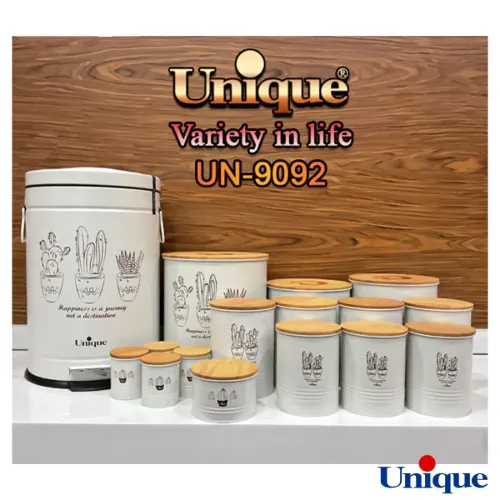 سرویس آشپزخانه 16 پارچه یونیک فانتزی الیزابت کرم کاکتوس UN-9092