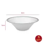سالادخوری چینی زرین شهرزاد طرح وایت رز سایز 26