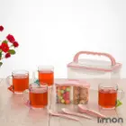 ست چای خوری 4 نفره دسته دار لیمون 1783