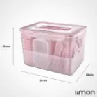 سرویس مسافرتی رویال 85 پارچه 8 نفره لیمون 8963