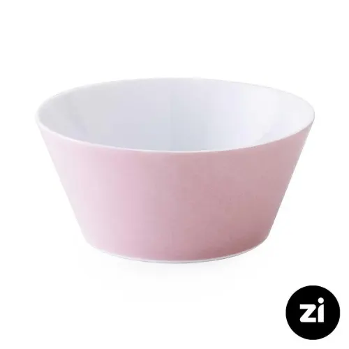 پیاله چینی زرین Zi فرم اس پاستیل صورتی سایز 21