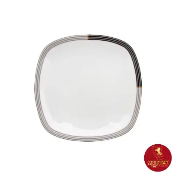 بشقاب تخت چینی زرین 19 کواترو طرح وگاس اوریت