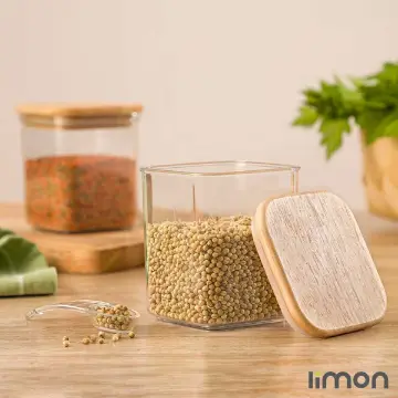 جا ادویه لیمون سارینا درب چوبی 2199