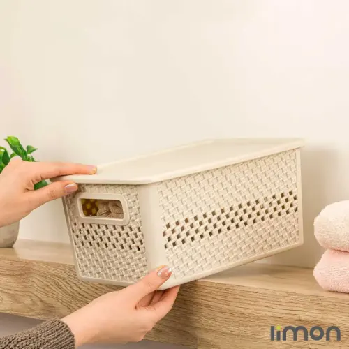 جعبه دربدار لیمون کوچک طرح بافت 2156