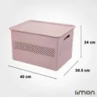 جعبه دربدار لیمون بزرگ طرح بافت 2158