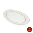 دیس چینی زرین ایتالیا اف طرح هدیه طلایی سایز 38
