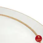 دیس چینی زرین ایتالیا اف طرح هدیه طلایی سایز 38