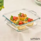 تابه چهارگوش شیشه‌ای لیمون 2 لیتر 2237