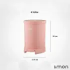 سطل گرد کوچک لیمون 4 لیتری 1170