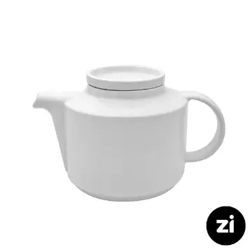 قوری چینی زرین زی فرم اس سفید