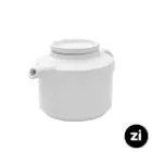 قوری چینی زرین زی فرم اس سفید