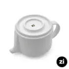 قوری چینی زرین زی فرم اس سفید